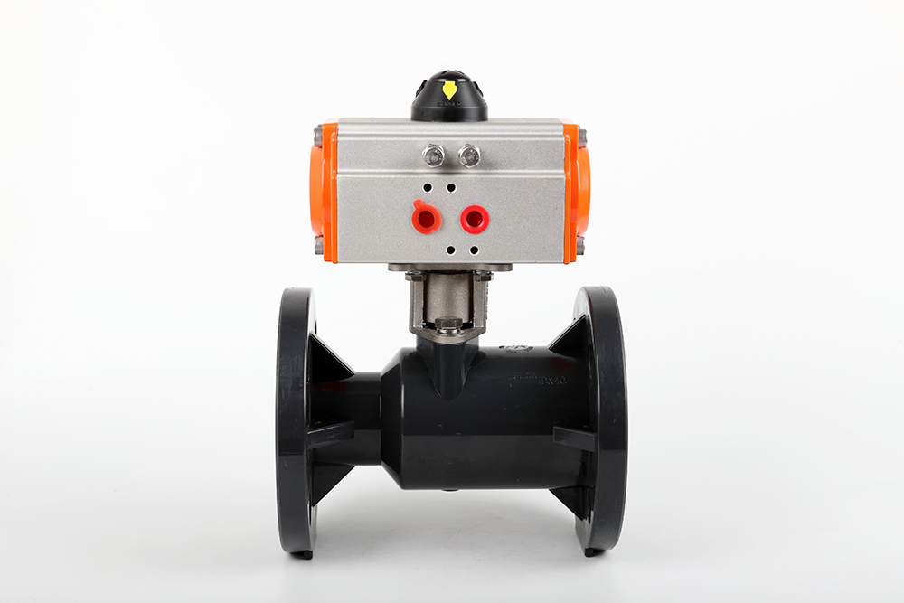 黄州气动法兰一体球阀